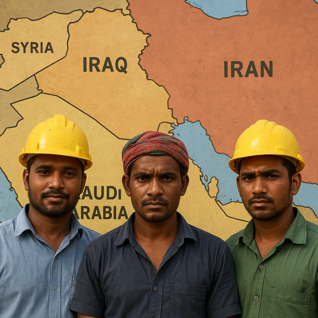 Bangladeshi migrant workers in Gulf amid regional conflict tensions
